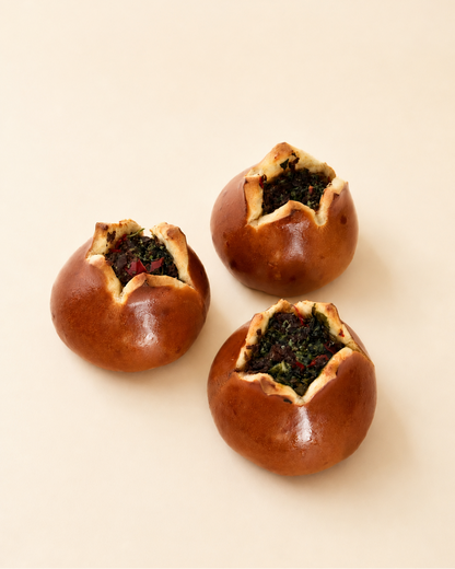 Sichuan Chilli Beef & Coriander Pretzel Bun